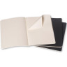 Набор блокнотов MOLESKINE Cahier Journal XL, нелинованный, чёрный QP323