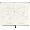 Еженедельник MOLESKINE CLASSIC WKNT LARGE (черный) недатированный DHUNDB12WN301